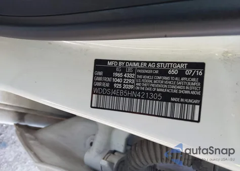 2017 Mercedes-Benz Cla 250 from USA, damaged, VIN WDDSJ4EB5HN421305